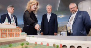 Мэр Москвы Сергей Собянин открыл после капремонта подземный музей на Манежной площади