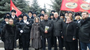 11 февраля в районе Бирюлево Восточное состоялось торжественное возложение цветов к памятнику воину-афганцу
