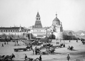 Один из снимков дореволюционной Москвы, представленных на выставке