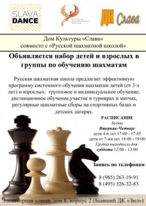 Жители района Бирюлево Восточное смогут научиться играть в шахматы   