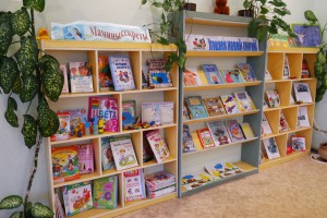 На фото детские книги в библиотеке №140 на Липецкой улице