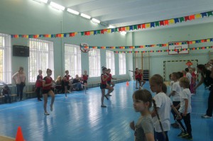 На фото спортивный зал школы №902, расположенной в районе Бирюлево Восточное