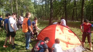 На территории Герценовского парка прошло военно-патриотическое мероприятие «Школа безопасности»