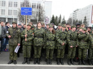 В апреле военный комиссариат Москвы провел День призывника, в котором приняли участие юноши из района Бирюлево Восточное