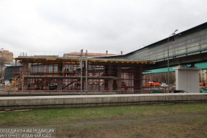Строительство станции МЦК "Автозаводская"