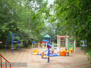 Новая детская площадка в районе Бирюлево Восточное 