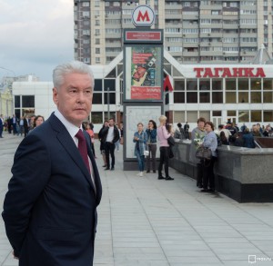 Мэр Москвы Сергей Собянин в ходе осмотра итогов проведенных работ 