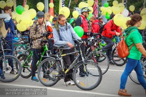 Участники велопарада