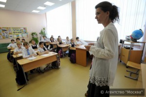Урок в московской школе