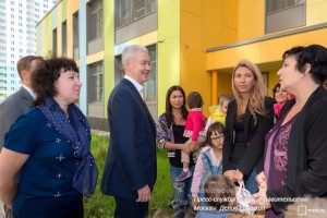 Сергей Собянин на открытии нового корпуса детского сада
