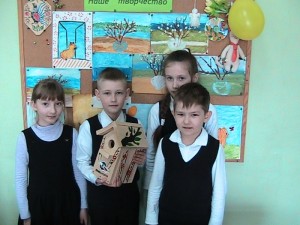 Участники конкурса «Скворечник для моей школы»