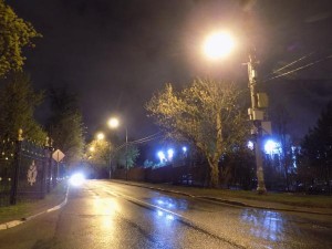 По просьбе местного жителя в районе восстановили освещение на улице