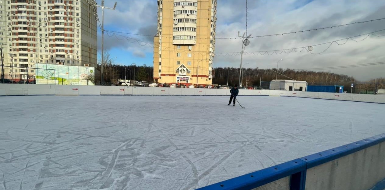 В Бирюлеве Восточном заработал каток по адресу Загорьевская улица, дом 31 |  Бирюлево Восточное