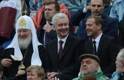 Сергей Собянин поздравил москвичей вместе с премьер-министром