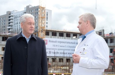 Собянин: Строительство крупнейшего в Европе Перинатального центра идет высокими темпами