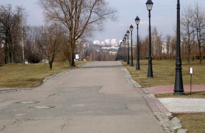 На фото парк "Царицыно"
