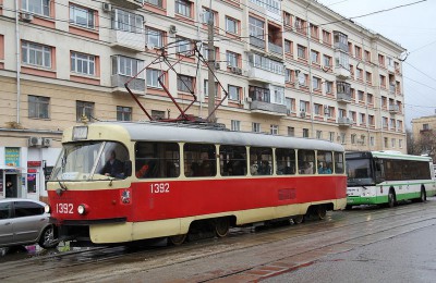 Трамвай №47 курсирует по маршруту от Нагатина до Новоданиловского проезда