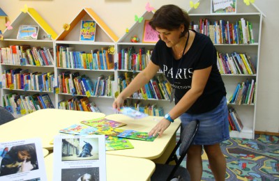 Подготовка к выставке в библиотеке №142 района Бирюлево Восточное