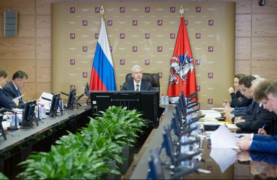 Мэр Москвы Сергей Собянин на заседании