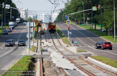 После реконструкции возобновлено движение трамваев по 5 маршрутам в ЮАО