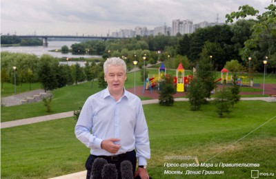 Мэр Москвы Сергей Собянин открыл парк Олимпийской деревни