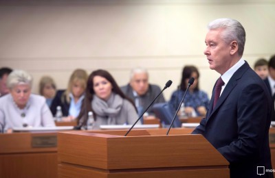 Сергей Собянин представил отчет в Мосгордуме