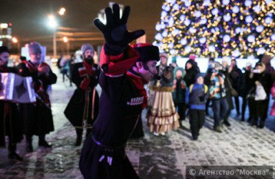 На новогодние каникулы в Москве усилены меры безопасности