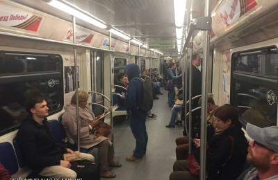 Пассажиры метрополитена Москвы