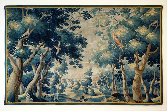 Фландрия, нач. XVIII в. Пейзаж с пышной зеленью и птицами