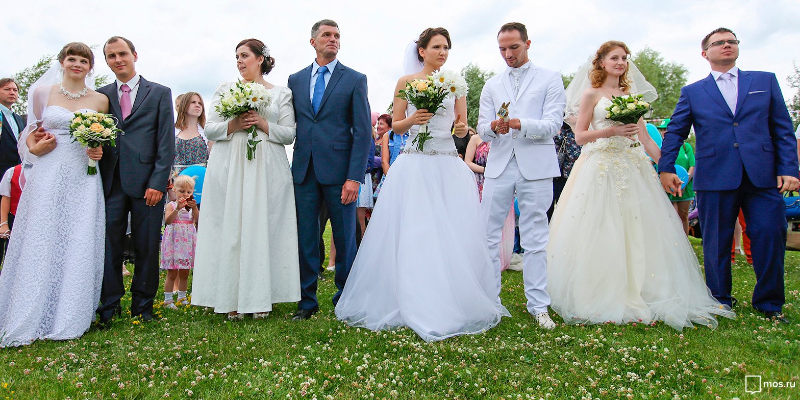 "Большая свадьба" в Царицыно