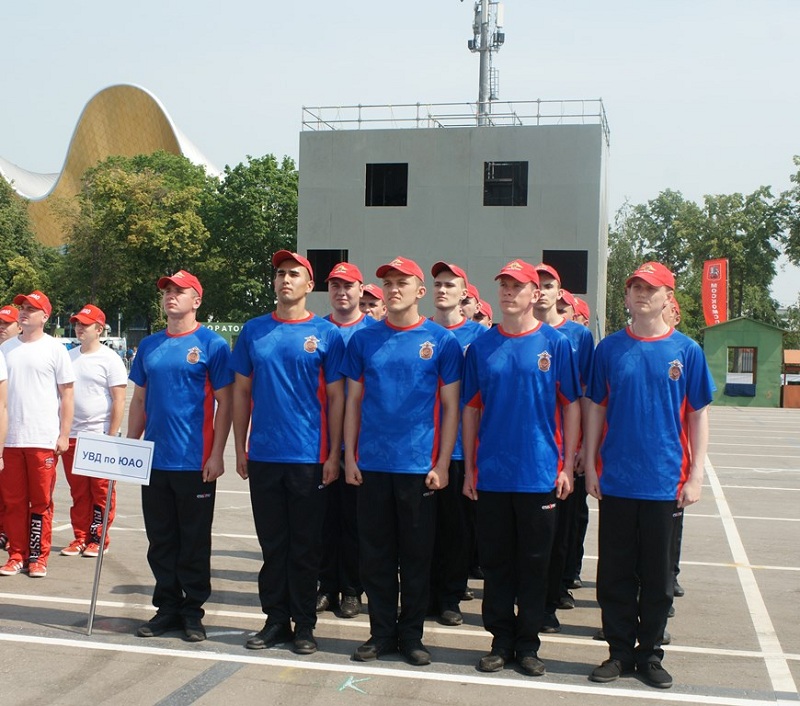 Команда УВД ЮАО на спортивном празднике в Лужниках, МВД, полиция, 1006