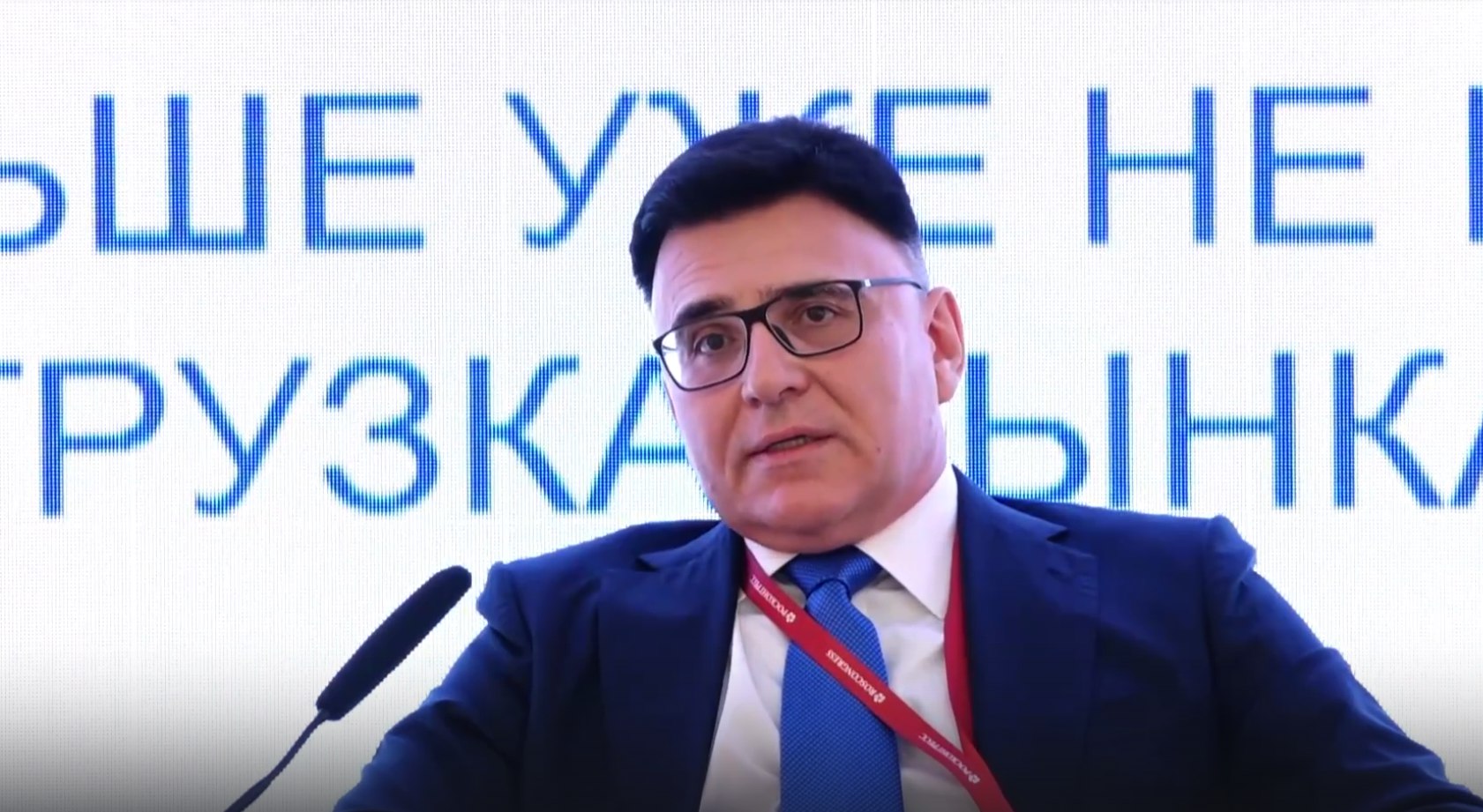 На фото генеральный директор «Газпром-Медиа-Холдинг» Александр Жаров. Фото: скриншот из видеохостингового сайта RuTube