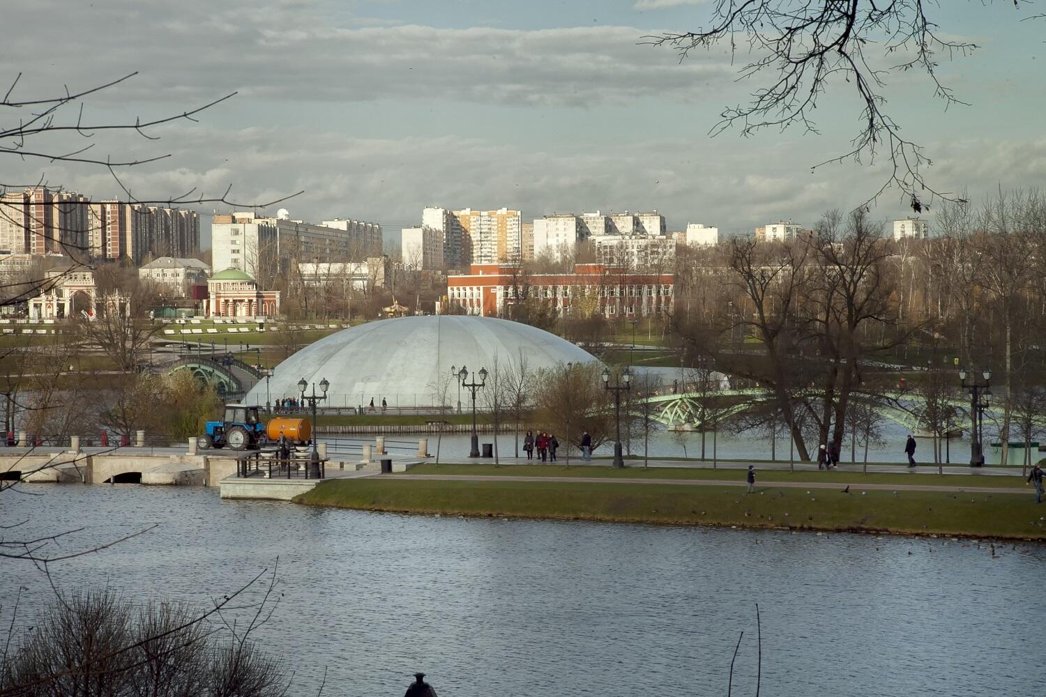 Царицынский фонтан готовится к закрытию на зиму. Фото: сайт музея-заповедника «Царицыно»